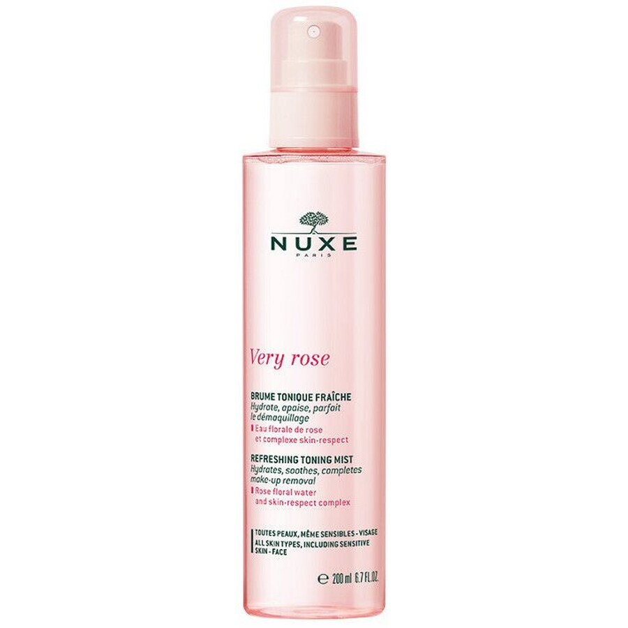 Nuxe Very rose Tonique rafraîchissant pour le visage 200 ml