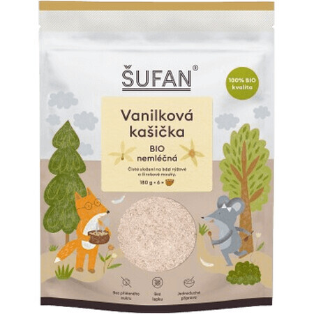 Šufan Organic porridge vanilla without milk 180 g