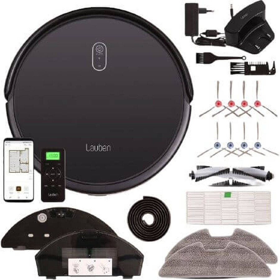 Lauben Robot Vacuum 26BB Pet Robot Vacuum Cleaner with Mop