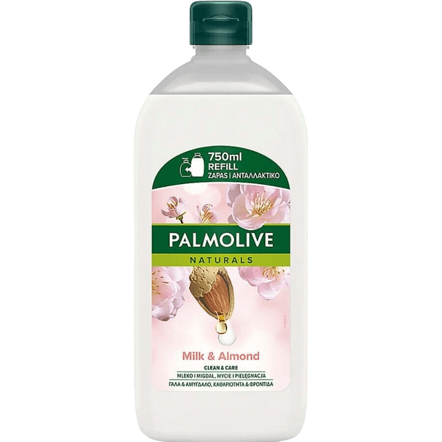 Savon liquide Palmolive Naturals Almond&Milk 750 ml recharge