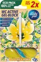 Ambipur Active gel-block citron et jasmin 2 x 45 g