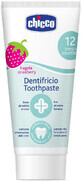 Chicco Dentifrice sans fluor aromatis&#233; &#224; la fraise 12m+ 50 ml