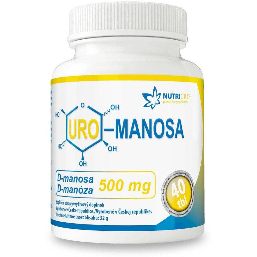 Nutricius Uro - Mannose 40 comprimés