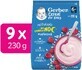 Gerber Goodnight Raspberry Porridge Cereal 9 x 230 g