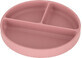 Petite&amp;Mars Assiette &#224; partager ronde Take&amp;Match Dusty Rose 6m+ en silicone