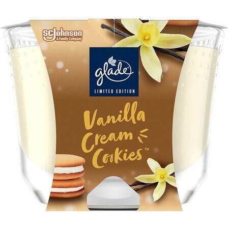 Glade Crema de Vainilla con sabor a galletas 204 g