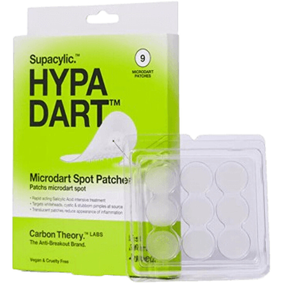 Carbon Theory Acne patches Supacylic Hypadart Hypadart Microneedles 9 pcs