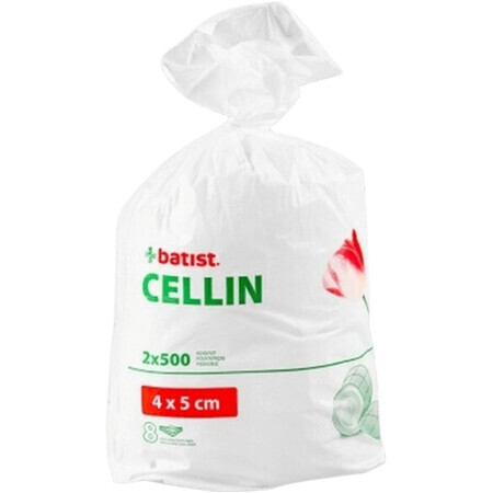 Mertlin Cellulose tampons séparés 40x50 mm, 2 x 500 pcs