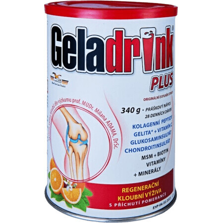 Geladrink Plus orange 340 g