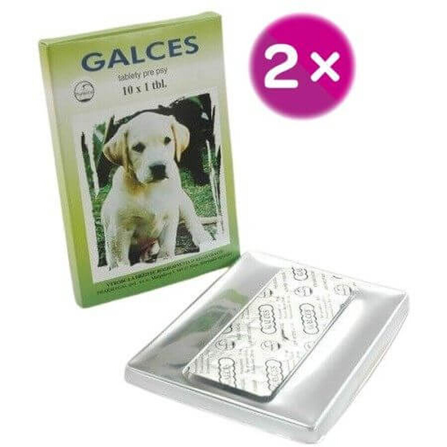 Galces pour chiens 2 x 10 comprimés