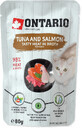 Ontario Thon et saumon en bouillon 80 g