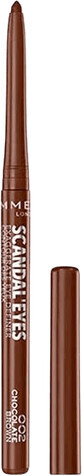 Rimmel London Scandal&#39;Eyes Exagerate Eye Definer Eye Pencil, 002 Chocolate Brown 0.35 g