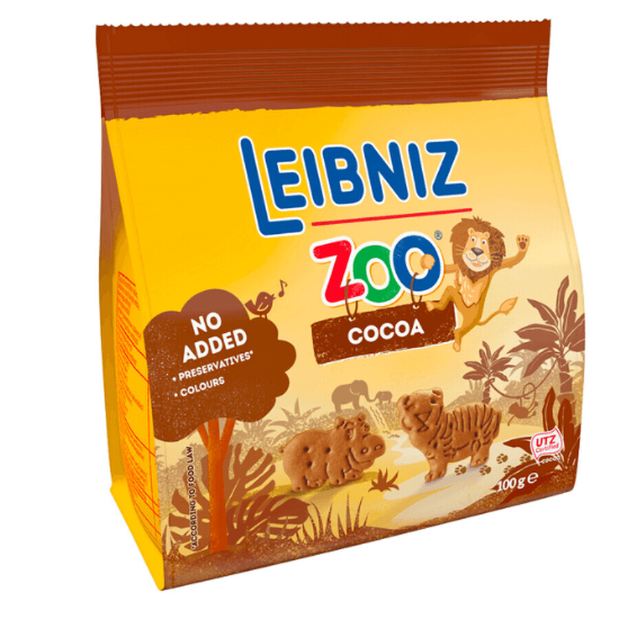 ZOO Biscuits Cacao, 100 g, Leibniz