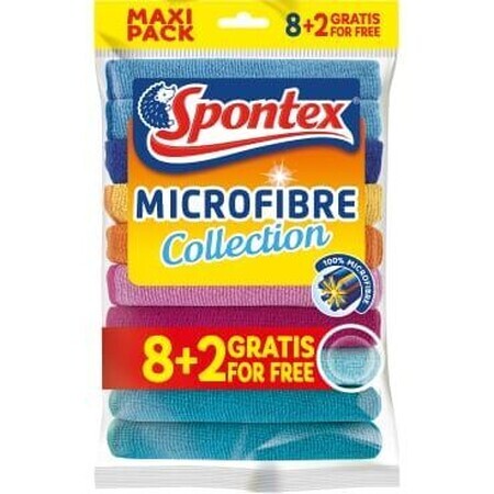 Chiffon en microfibre Spontex 10 pièces