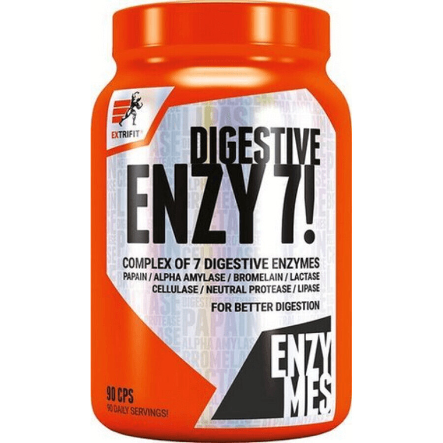 Extrifit Enzy 7 ! Enzyme digestive 90 gélules