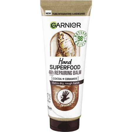 Garnier Hand Superfood crème régénératrice pour les mains au cacao 75 ml