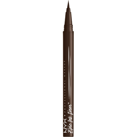 NYX Professional Makeup Epic Ink Liner, eyeliner waterproof - Chocolat Noir