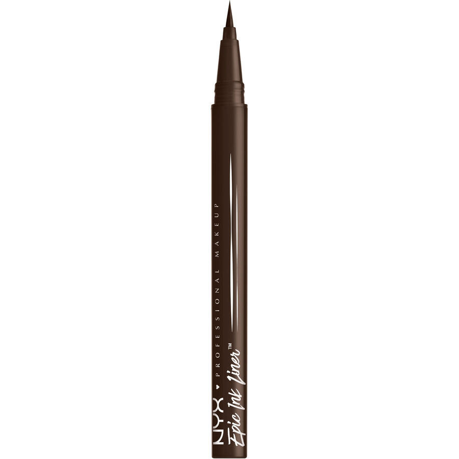 NYX Professional Makeup Epic Ink Liner, eyeliner waterproof - Chocolat Noir