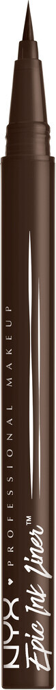 NYX Professional Makeup Epic Ink Liner, eyeliner waterproof - Chocolat Noir