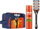 Coffret cadeau Gillette : rasoir fusion + 4 t&#234;tes + gel fusion 200 ml