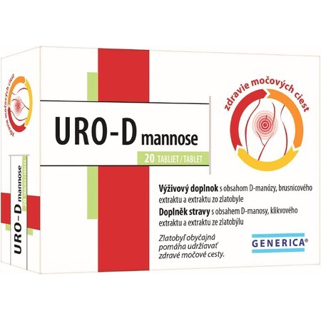 Generica URO-D mannose 20 comprimés