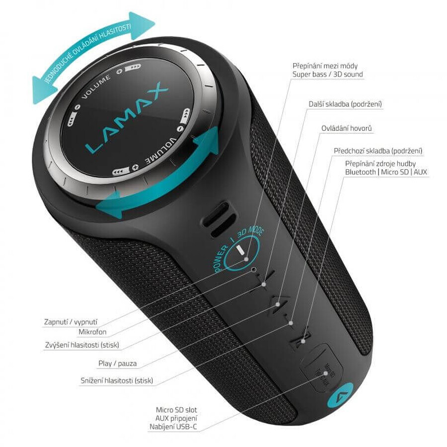 LAMAX Sounder2, negro