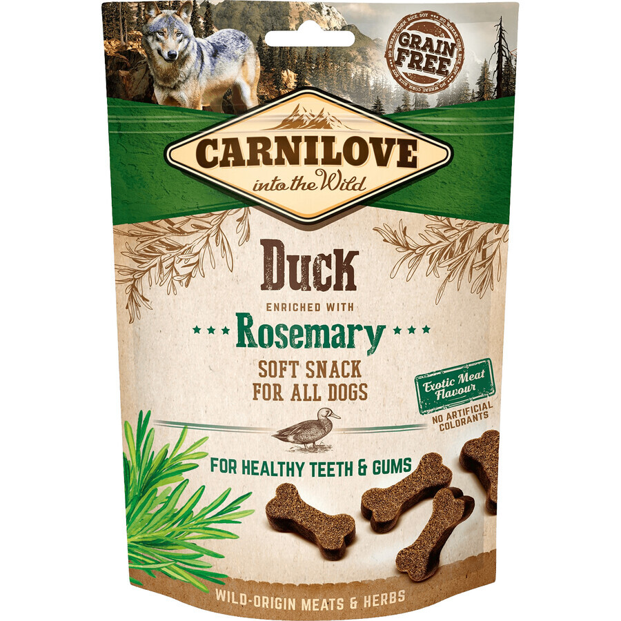 Carnilove Dog Semi Moist Snack Canard enrichi au romarin 200 g