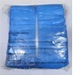 Abena Housse de lit en PVC bleu 10 pcs