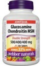 Webber Naturals Glucosamine+Chondro&#239;tine+MSM 1300 mg FORTE 90 +30tbl 120 comprim&#233;s