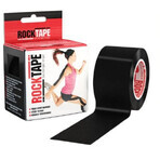 RockTape Bande kinésiologique noire 5 m