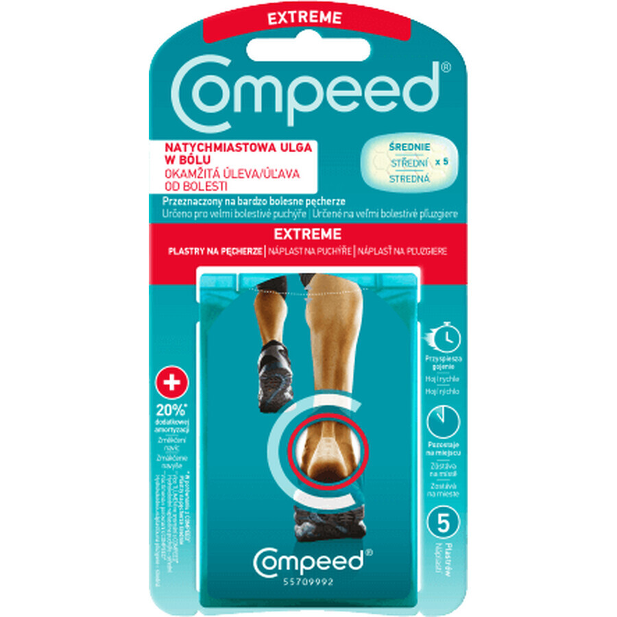 Compeed Blister sports heel patch 5 pcs