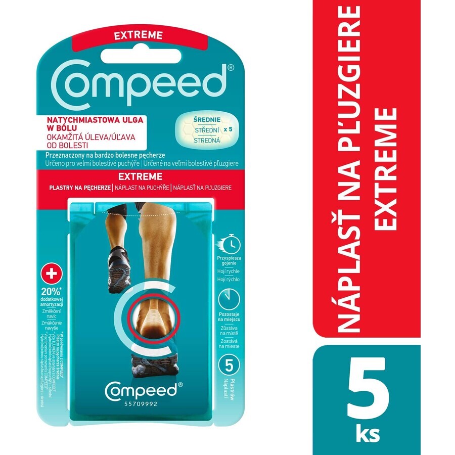 Compeed Blister sports heel patch 5 pcs