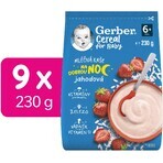 Gerber Cereal Cereal milk porridge strawberry good night 9 x 230 g