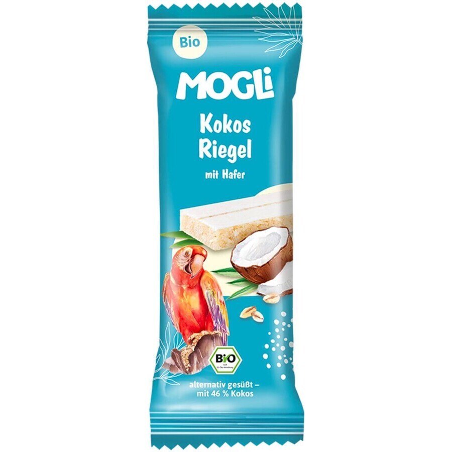 MOGLi Barre de noix de coco biologique 25 g