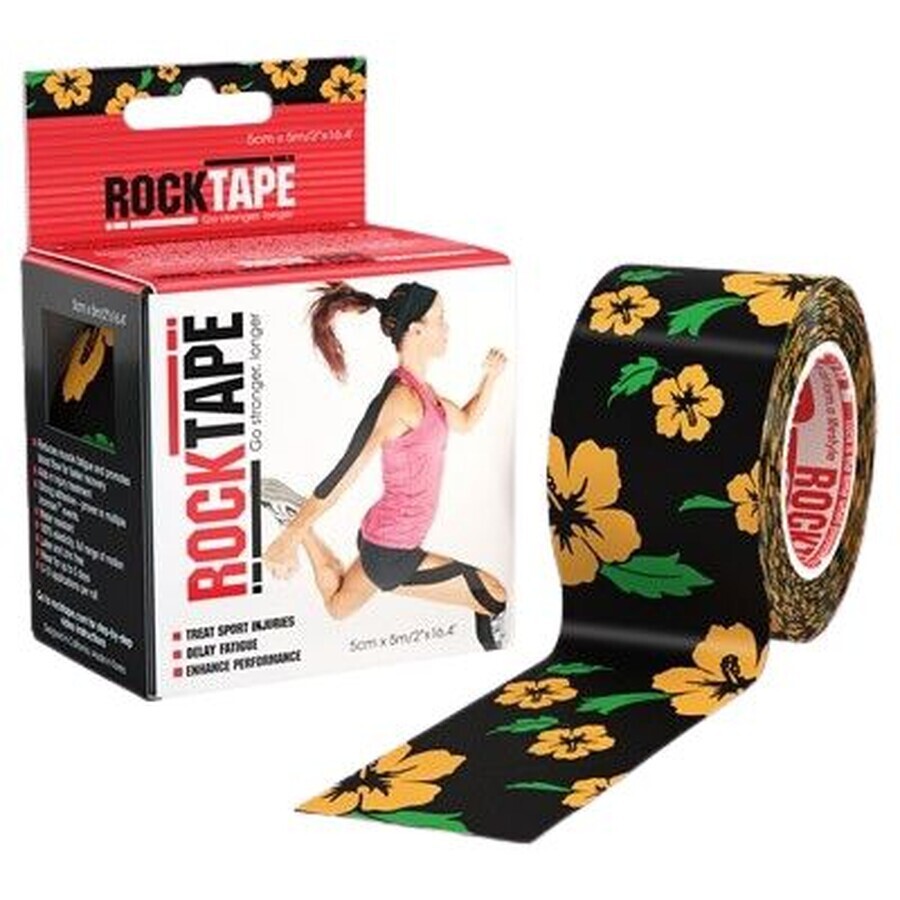 Bande kinésiologique RockTape Design - localement 5 m