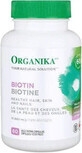 Organika Biotine (vitamine B7) 10 000 mcg, 60 g&#233;lules