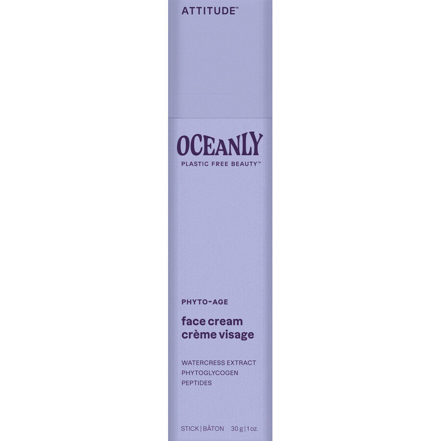 Attitude Oceanly Solid Crème anti-âge aux peptides 30 g