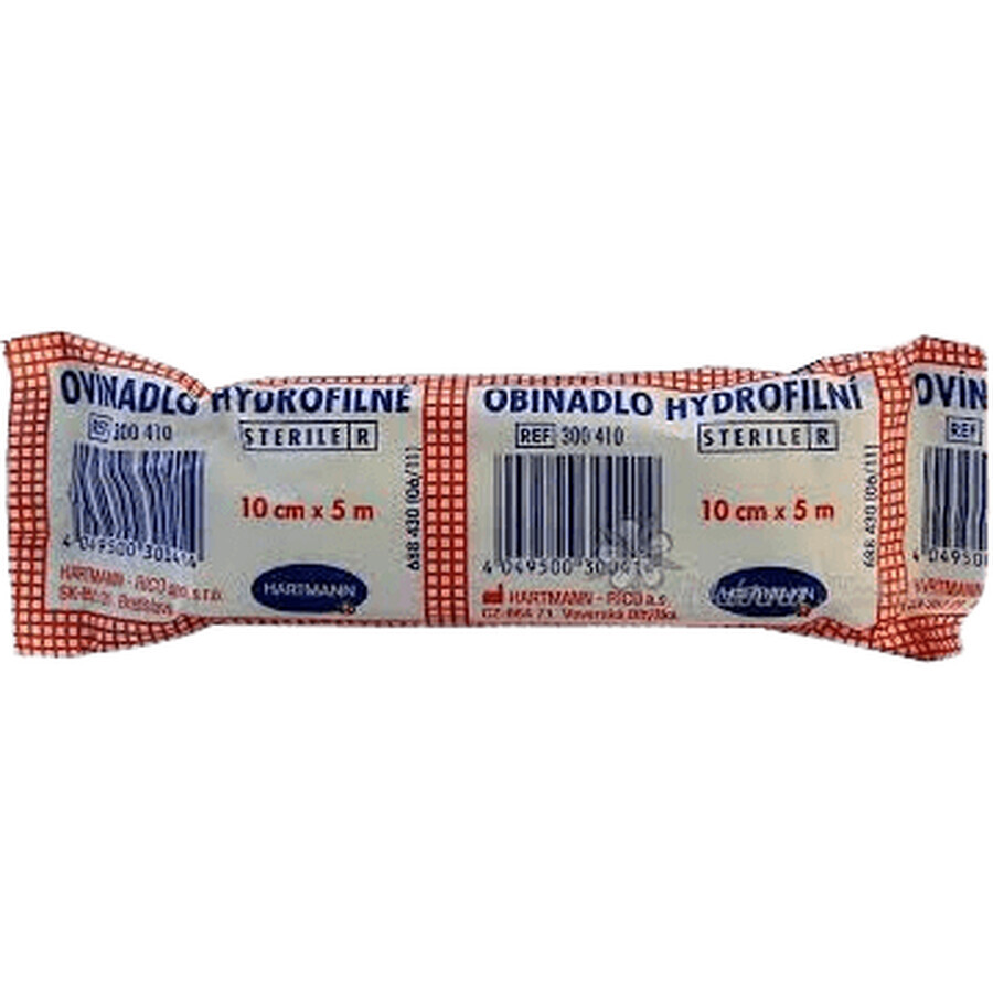 Hartmann Bandage tricoté stérile 10 cm x 5 m, 1 pc