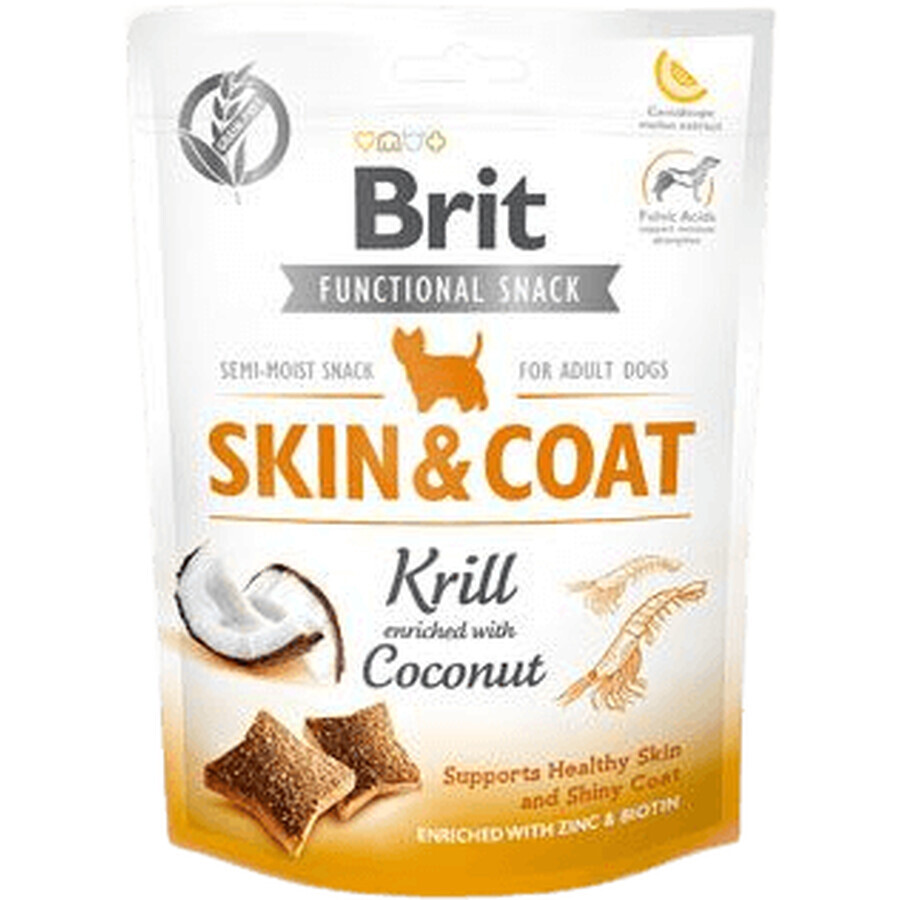 Brit Dog Functional Krill Skin and Fur Snack 150 g