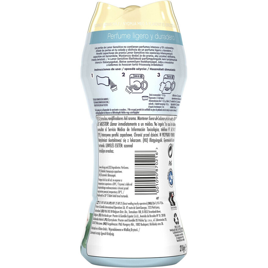 Lenor Perles de lavage parfumées Coton frais 210 g