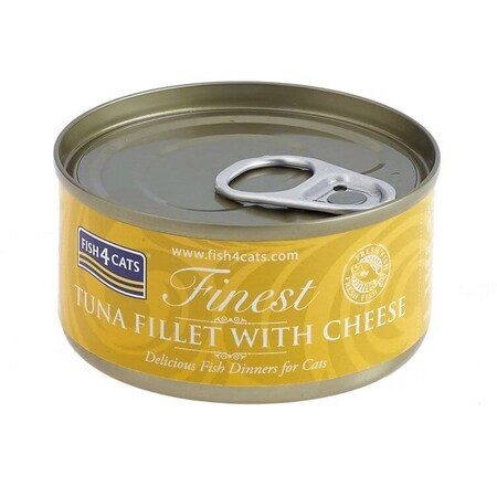 Fish4Cats Finest Tonno in scatola con formaggio per gatti 70 g