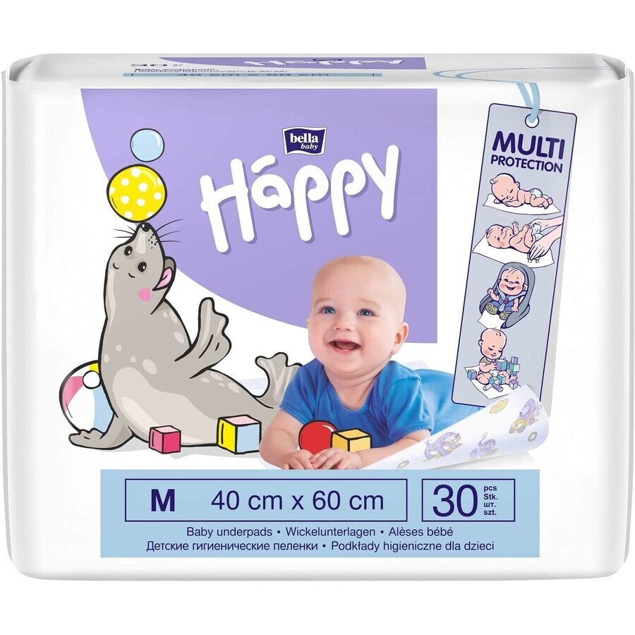 Bella Happy Baby Serviettes hygiéniques 40x60cm 30 pcs