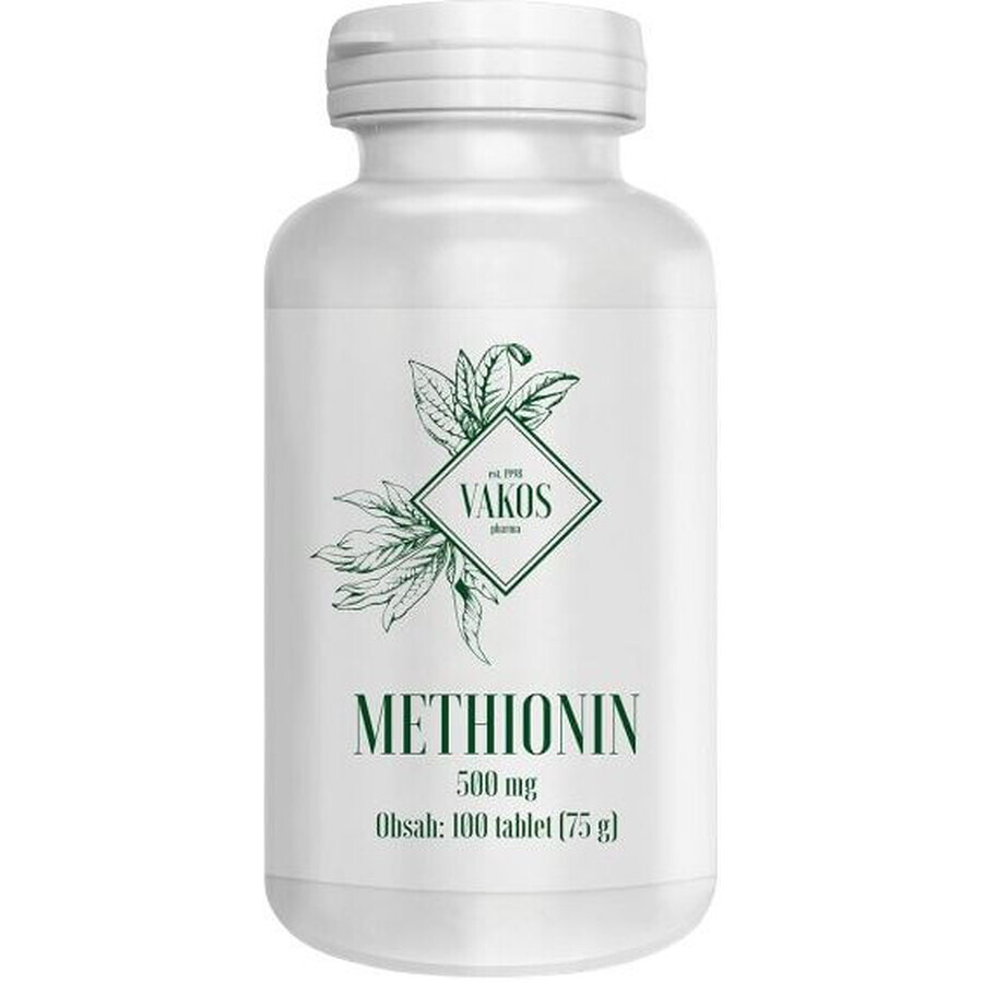 Vakos Méthionine 500 mg 100 comprimés