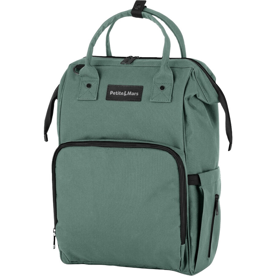 Petite&Mars Jack Stroller Changing Backpack - Catchthemoment Misty Green Series