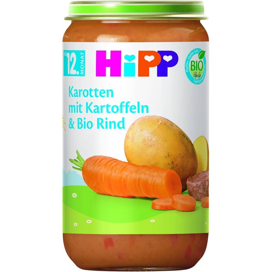 HiPP ORGANIC Mélange de légumes avec du bœuf 250 g