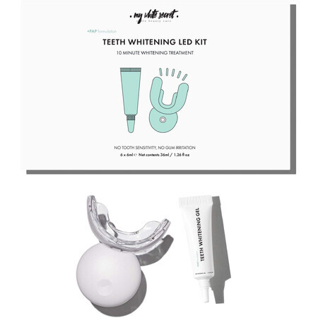 Kit de blanchiment des dents PAP+ LED My White Secret