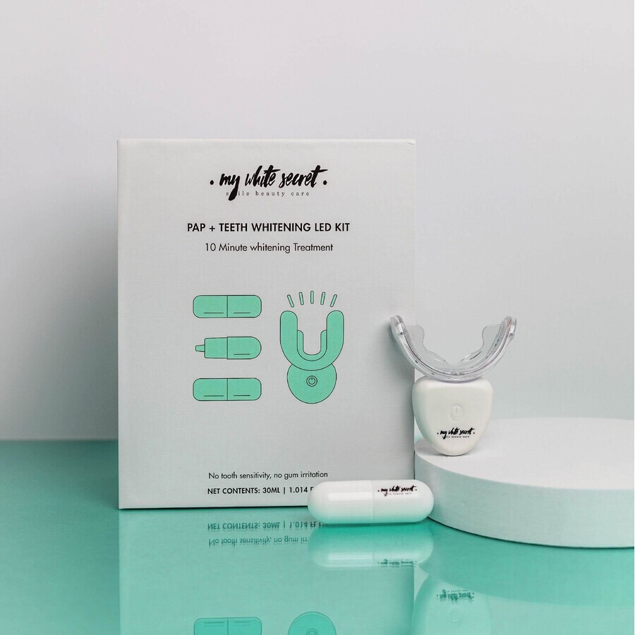 Kit de blanchiment des dents PAP+ LED My White Secret