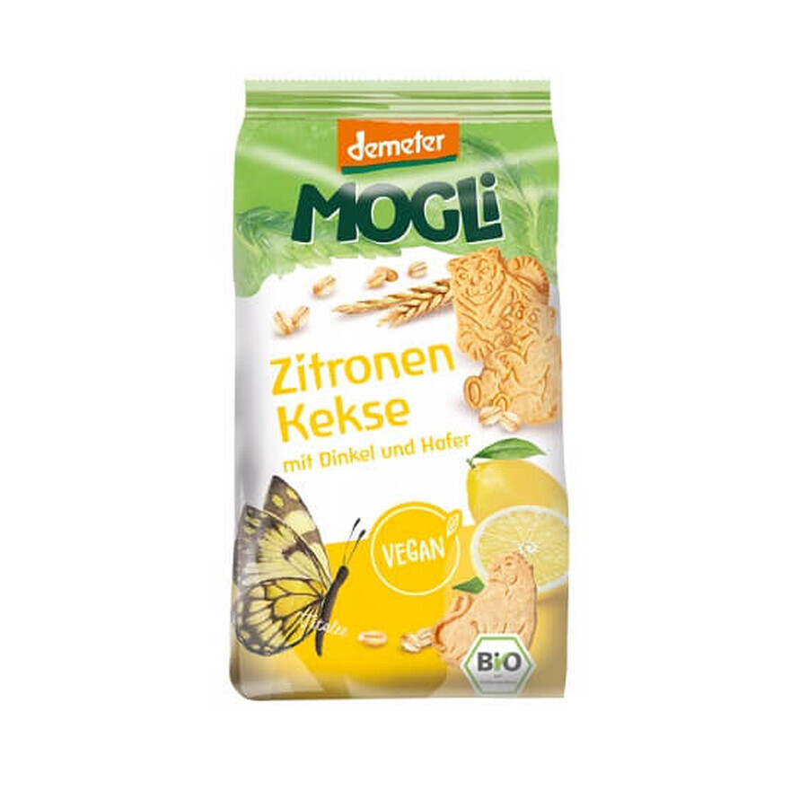 Biscotti ecologici al limone, 125g, Mogli