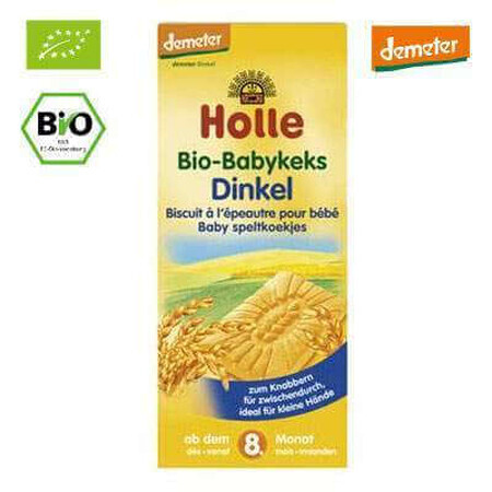 Biscuits au blé et à l'épeautre Eco, +8 mois, 150 g, Holle Baby Food