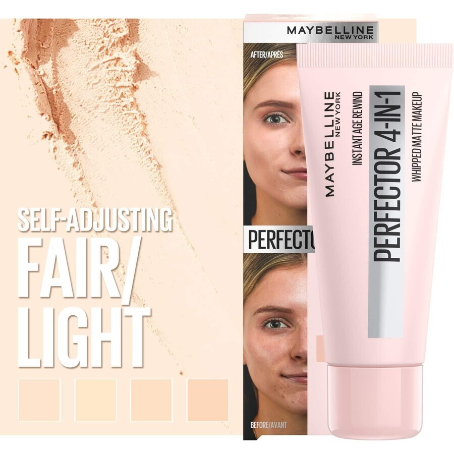 Maybelline New York Instant Perfector Mattifying Make-up 4in1, 00 Fair 30 ml